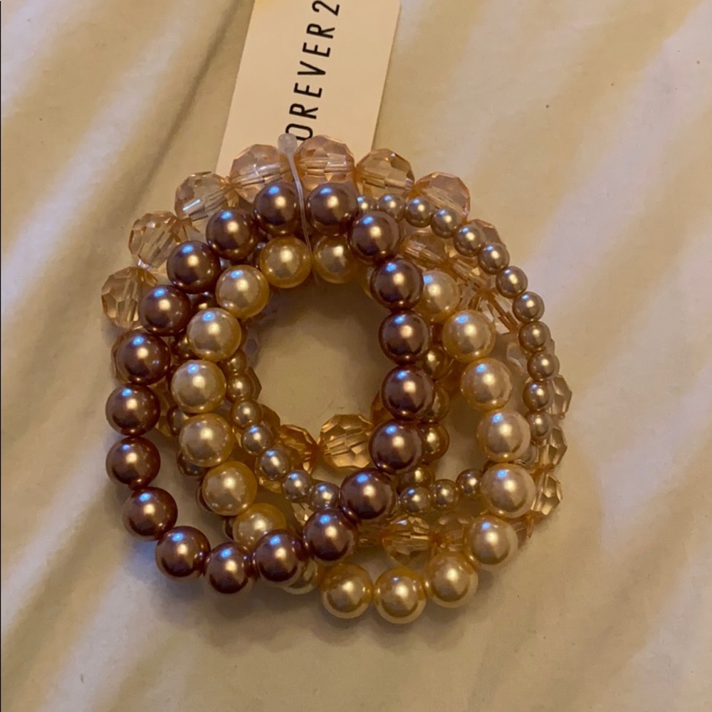 Pink bracelet set
